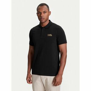 KARL LAGERFELD Pólóing 745088 553235 Fekete Regular Fit kép