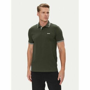 BOSS Pólóing Paul 50506193 Zöld Slim Fit kép