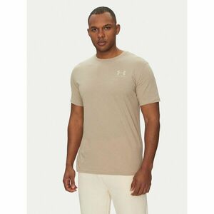 Under Armour Póló Left Chest Logo SS 1326799 Bézs Loose Fit kép