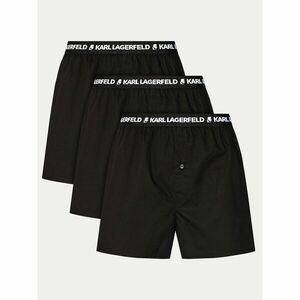KARL LAGERFELD 3 darab boxer 221M2134 Fekete kép