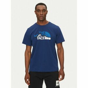 The North Face Póló Mountain Line NF0A87NT Kék Regular Fit kép