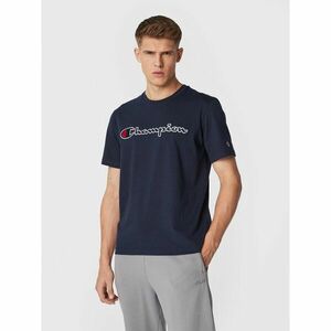 Champion Póló Script Logo Embroidery 218007 Sötétkék Regular Fit kép