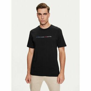 United Colors Of Benetton Póló 3I1XU1096 Fekete Regular Fit kép