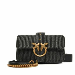 Táska PINKO Love One Mini Slouchy Fl PE 25 PLTT 104340 A2CF Fekete kép