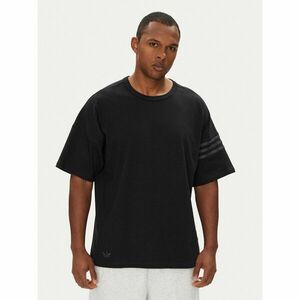 adidas Póló Neuclassics HZ3700 Fekete Oversize kép