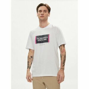 Jack&Jones Póló Lafayette 12252681 Fehér Standard Fit kép