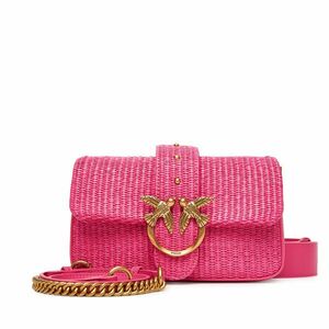 Táska PINKO Love One Mini Slouchy Fl PE 25 PLTT 104340 A2CF Rózsaszín kép