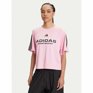 adidas Póló Tiro x Common Goal Jacquard JL9213 Rózsaszín Loose Fit kép