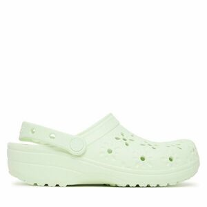 Papucs Crocs Classic Floral Cut-Out Clog 210927 Zöld kép