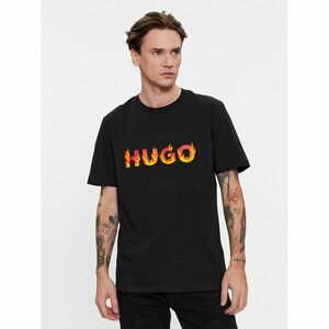 Hugo Póló Danda 50504542 Fekete Regular Fit kép