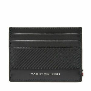 Bankkártya tartó Tommy Hilfiger Th Foundation Cc Holder AM0AM13506 Fekete kép
