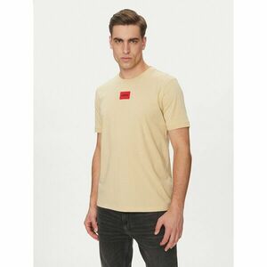 HUGO Póló Diragolino212 50447978 Bézs Regular Fit kép