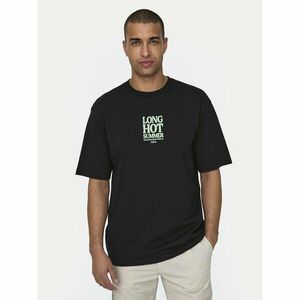 Only & Sons Póló Kenny 22028736 Fekete Relaxed Fit kép