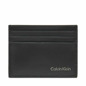 Bankkártya tartó Calvin Klein Ck Smooth Cardholder LV04D1104G Fekete kép
