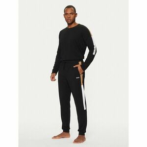 BOSS Pizsama Balance 50535718 Fekete Regular Fit kép