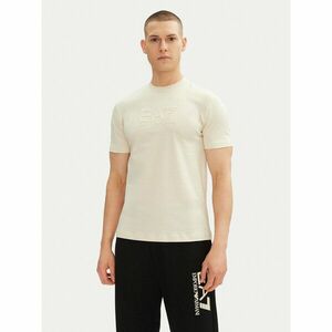 EA7 Emporio Armani Póló 7M000224 AF10375 U1079 Ekru Regular Fit kép