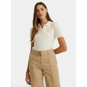 LAUREN RALPH LAUREN Pólóing 200932224001 Ekru Slim Fit kép