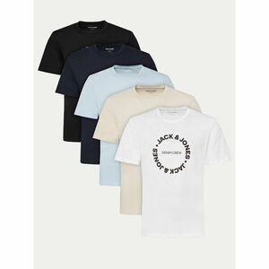 Jack&Jones 5db-os póló szett Simon 12276424 Színes Standard Fit kép