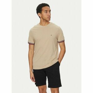 Tommy Hilfiger Póló Global Stripe MW0MW38630 Bézs Regular Fit kép