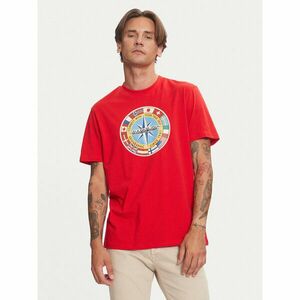 Napapijri Póló S-Dorees NP0A4IBE Piros Regular Fit kép