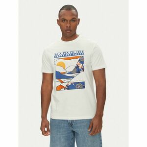 Napapijri Póló S-Valdor NP0A4IE6 Ekru Regular Fit kép