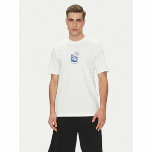 adidas Póló Lounge Drink Graphic JJ4013 Fehér Regular Fit kép