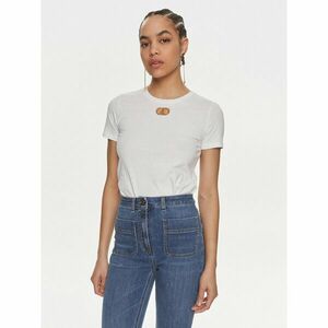 Elisabetta Franchi Póló MA-52N-41E2-V180 Fehér Regular Fit kép