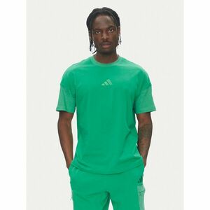 adidas Póló ALL SZN Colorblock JJ3676 Zöld Loose Fit kép