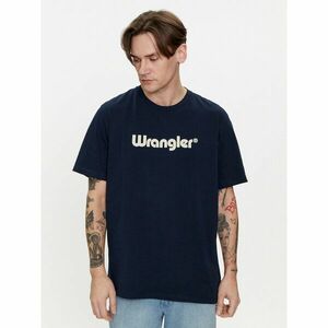 Wrangler Póló Logo 112350524 Sötétkék Regular Fit kép