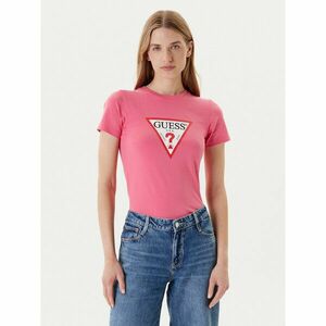 Guess Jeans Póló W4YI04 J1314 Rózsaszín Slim Fit kép