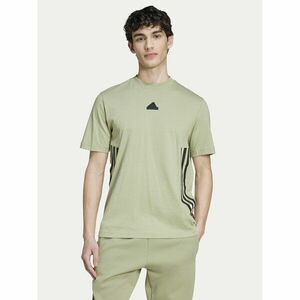 adidas Póló Future Icons 3-Stripes IY7736 Zöld Regular Fit kép