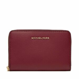 Kis női pénztárca MICHAEL Michael Kors Jet Set Small Leather 32F4GJ6D0L Bordó kép