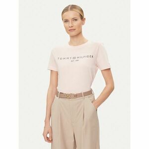 Tommy Hilfiger Póló Logo WW0WW40276 Rózsaszín Regular Fit kép