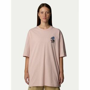 The North Face Póló Unisex Mountain Cleanup NF0A8C4D Rózsaszín Oversize kép