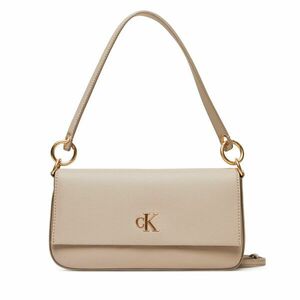 Táska Calvin Klein Minimal Monogram Shoulder Pouch LV04K3161G Ekru kép
