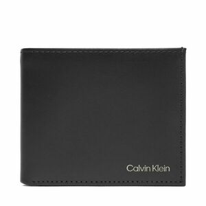 Férfi pénztárca Calvin Klein Ck Smooth Trifold W/ Coin LV04D1103G Fekete kép