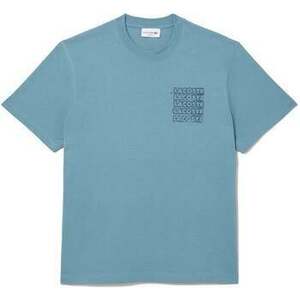 Rövid ujjú pólók Lacoste Logo Graphic T-Shirt Blue kép