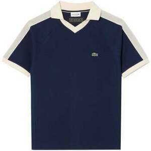Rövid ujjú pólók Lacoste Classic Fit Pique Panel Polo Shirt Midnight Blue kép