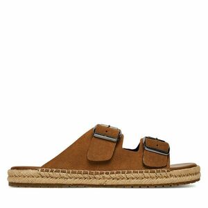 Espadrilles Tommy Hilfiger Flex Jutte Hilfiger Suede Sandal FM0FM05503 Barna kép