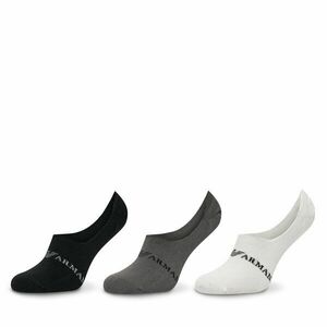 3 pár férfi bokazokni Emporio Armani Underwear 306227 4F254 02910 Színes kép