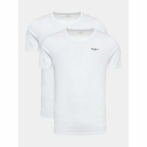 Pepe Jeans 2 póló készlet Pepe Tshirt 2P PMU10976 Fehér Regular Fit kép