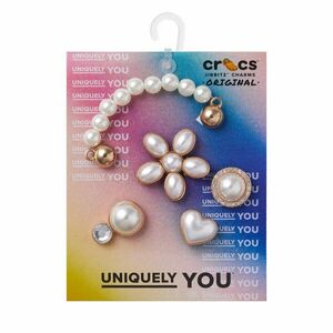 Cipő dekoráció Crocs Dainty Pearl Jewelry 5 Pack 10013133 Színes kép