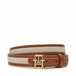 Női öv Tommy Hilfiger Th Logo 2.5 Canvas AW0AW17249 Barna kép