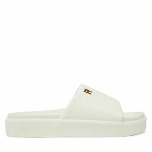 Papucs Tommy Hilfiger Platform Monogram Poolslide FW0FW08526 Fehér kép