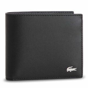Nagyméretű férfi pénztárca Lacoste M Billfold Coin NH1112FG Fekete kép