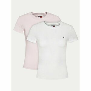 Tommy Jeans 2 póló készlet DW0DW21366 Színes Slim Fit kép