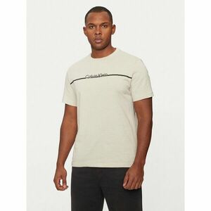 Calvin Klein Póló K10K113802 Bézs Regular Fit kép