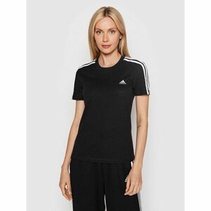 adidas Póló Loungewear Essentials 3-Stripes GL0784 Fekete Slim Fit kép