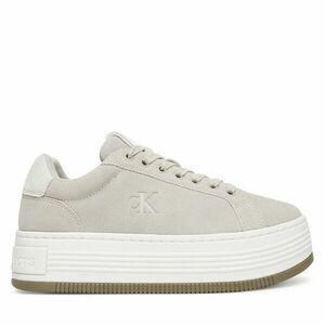 Sportcipők Calvin Klein Jeans Bold Flatf Low Lace Mg Sd YW0YW01839 Szürke kép