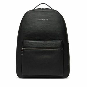 Hátizsák Tommy Hilfiger Th Business Leather Backpack AM0AM13641 Fekete kép